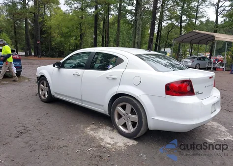 2013 Dodge Avenger Se из США, поврежденный, VIN 1C3CDZAB5DN517202